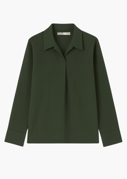 Textured Cotton Shirt
