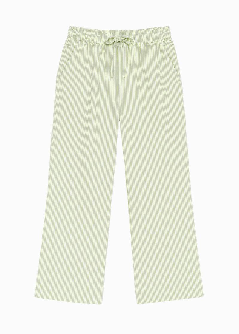 Relax Stripe Cotton Trouser