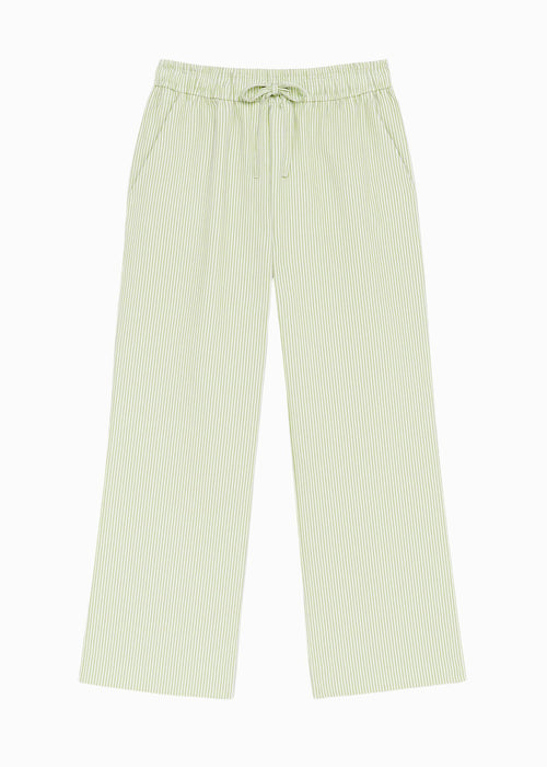Relax Stripe Cotton Trouser