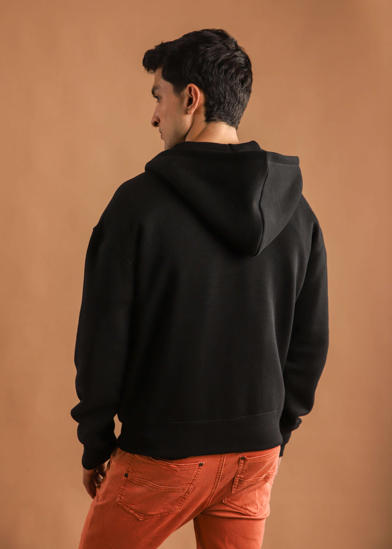 BOXY FIT ZIP-UP HOODIE