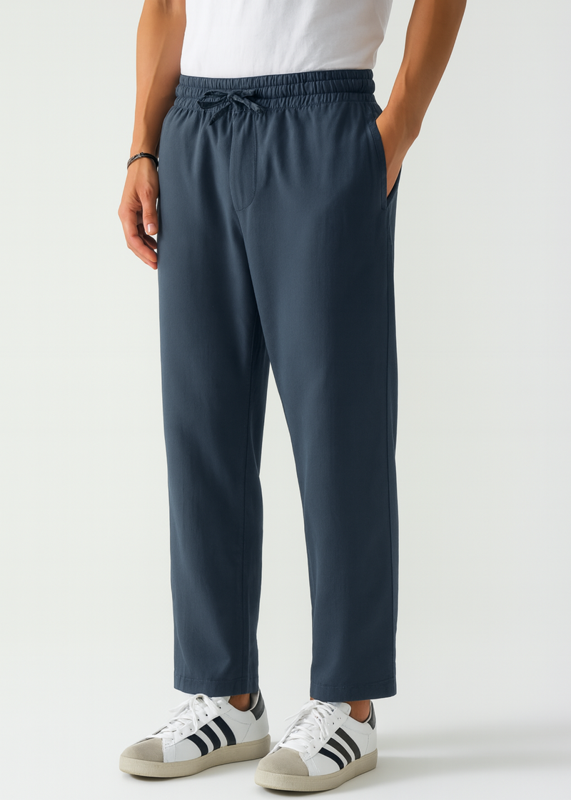 Cotton Linen Relaxed Fit Trouser