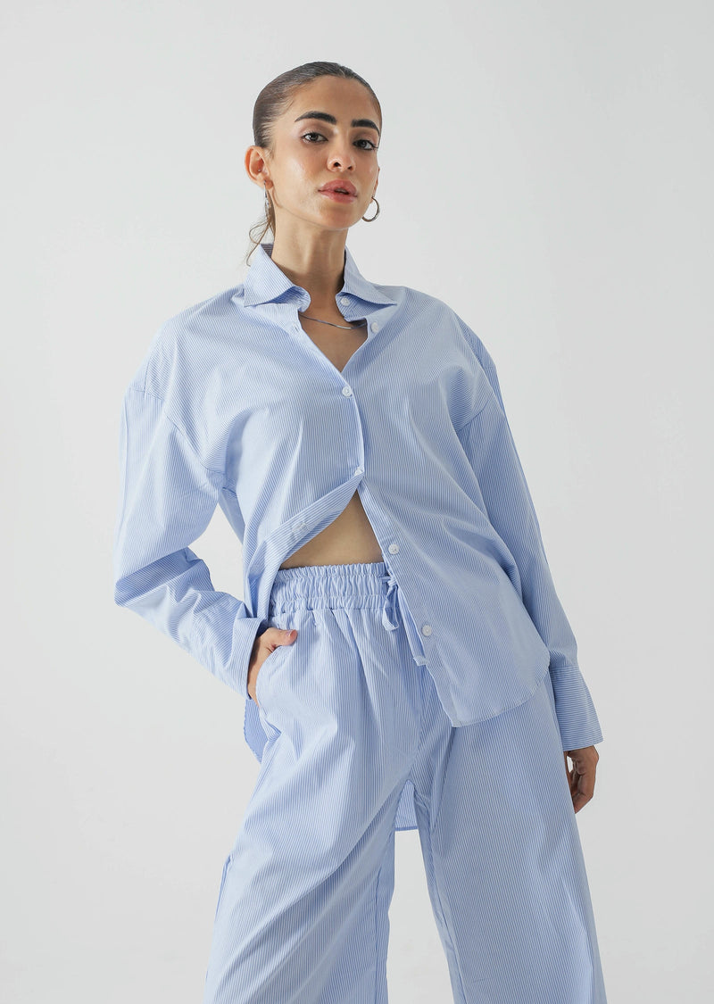Relax Stripe Cotton Shirt