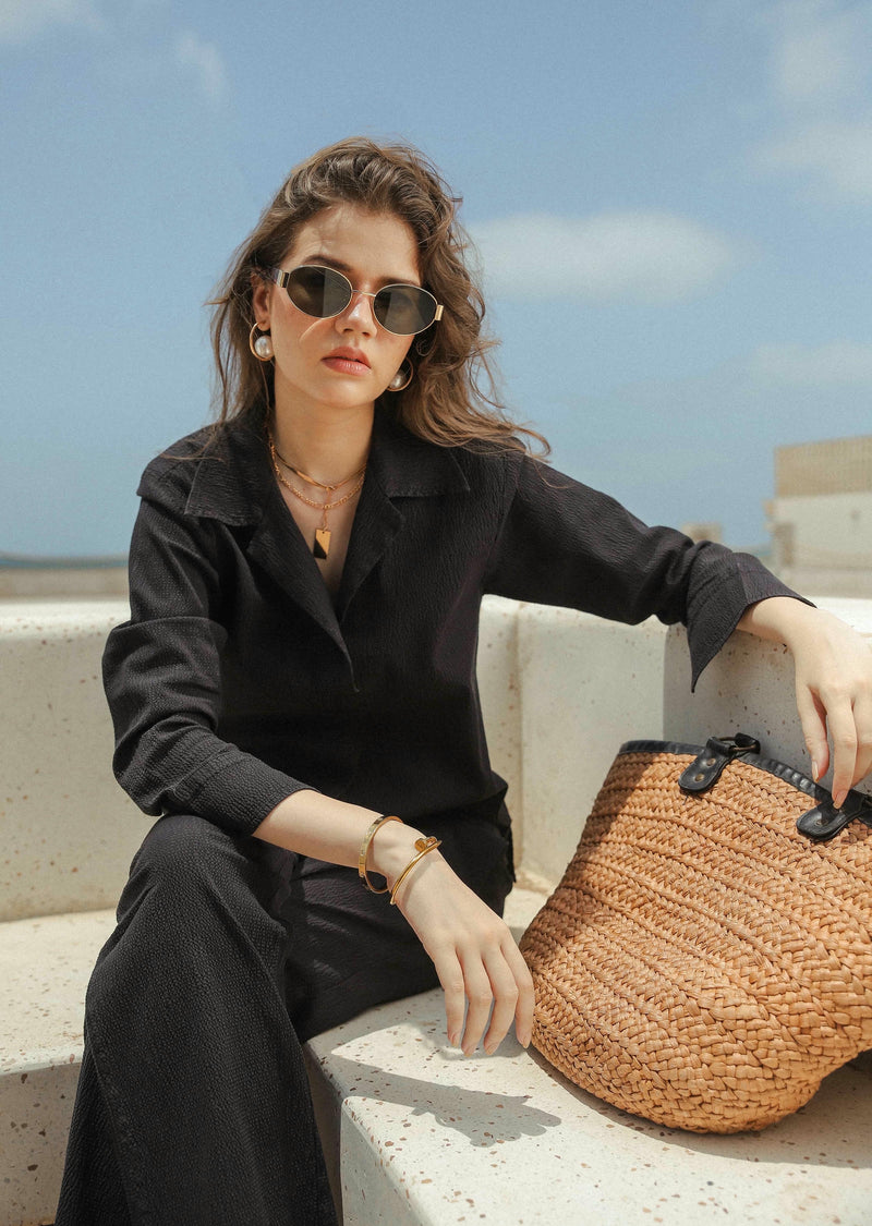 Textured Cotton Shirt