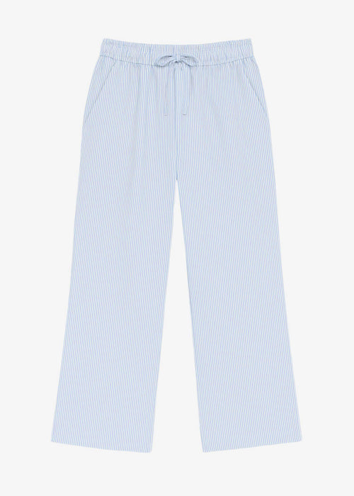 Relax Stripe Cotton Trouser