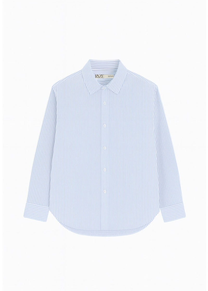 Relax Stripe Cotton Shirt